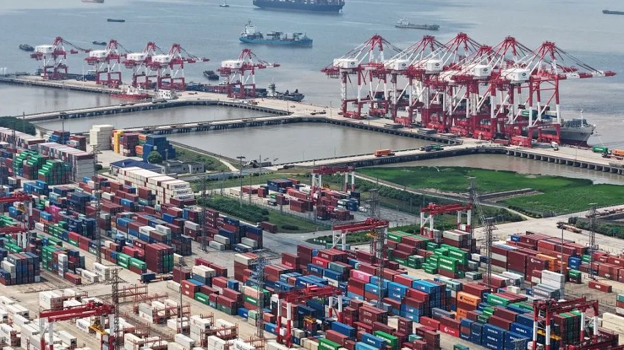 China Port Delays Push Stranded Container Capacity Above Covid Peak