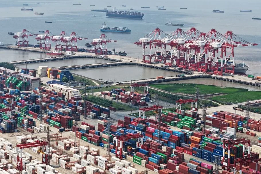 Carriers like Maersk and Hapag-Lloyd have already rerouted or canceled hundreds of thousands of TEUs of capacity from Shanghai and Ningbo as vessel queues climb.