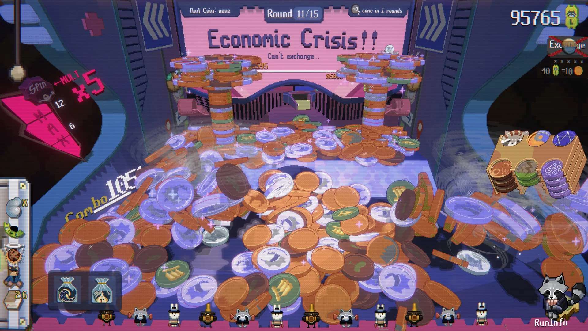 Review: Raccoin: Coin Pusher Roguelike Relies Heavily on RNG