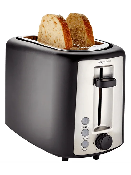 Image may contain: Device, Appliance, Electrical Device, Bread, Food, and Toaster