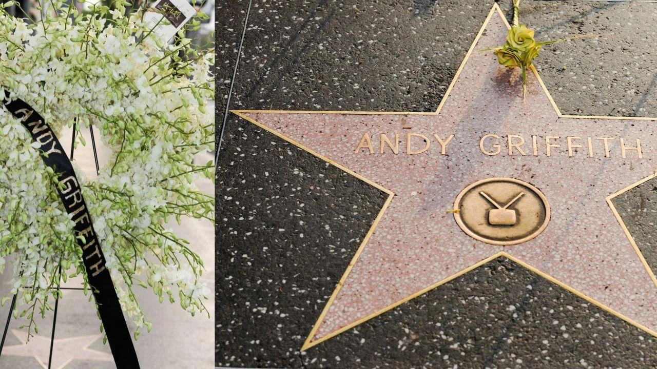 Image of Andy Griffith's star on the Hollywood Walk of Fame