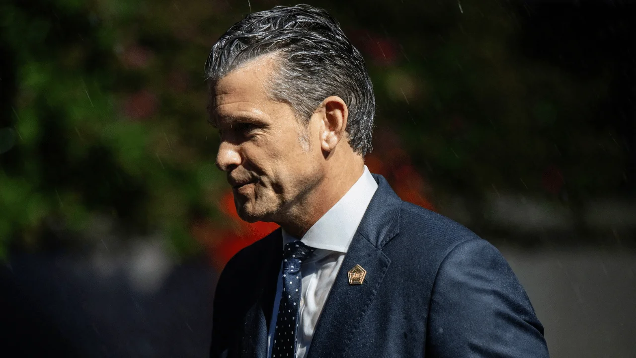 Image of Rep. Becca Balint discussed Pete Hegseth's public image and rhetoric during a July interview.
