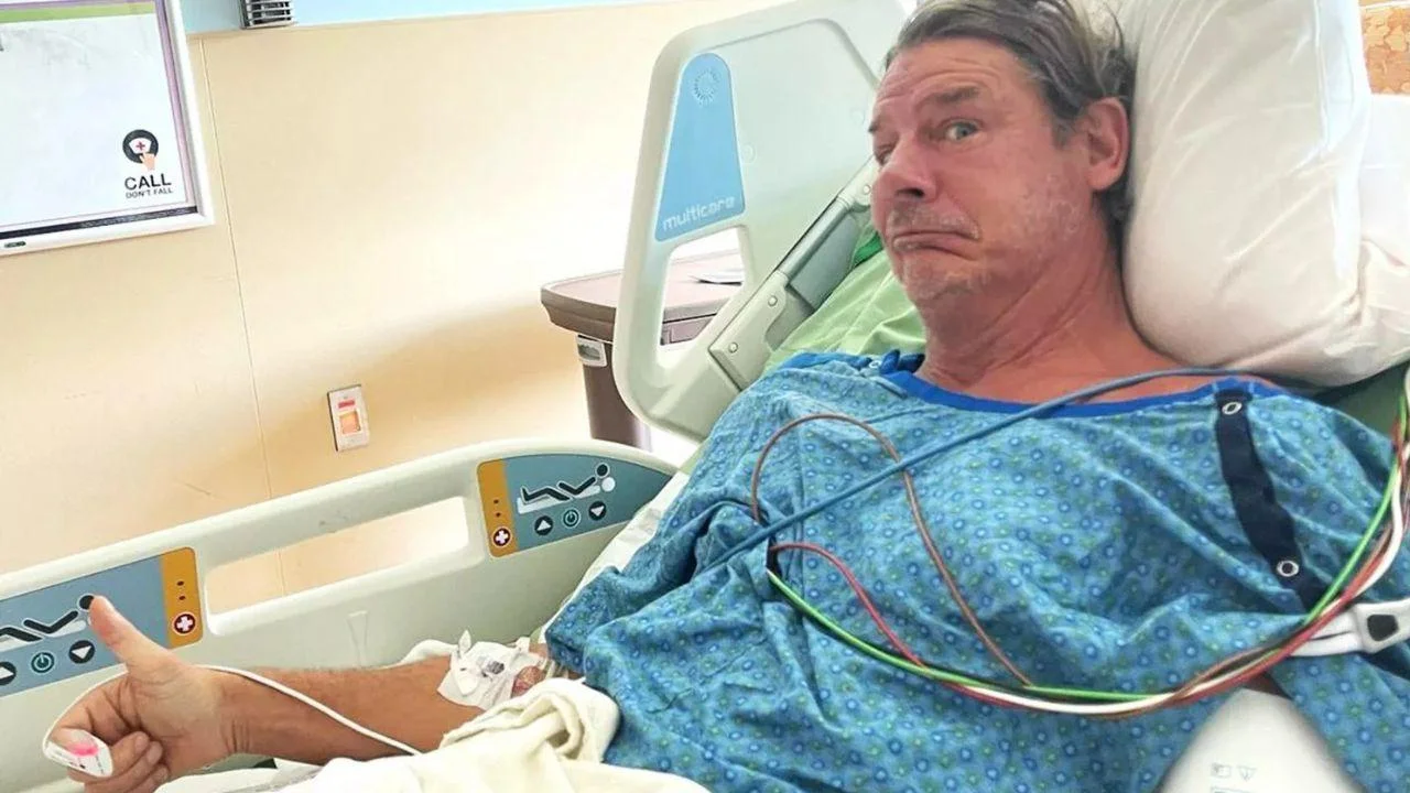 image of Ty Pennington recovered from a severe medical emergency in July 2023.