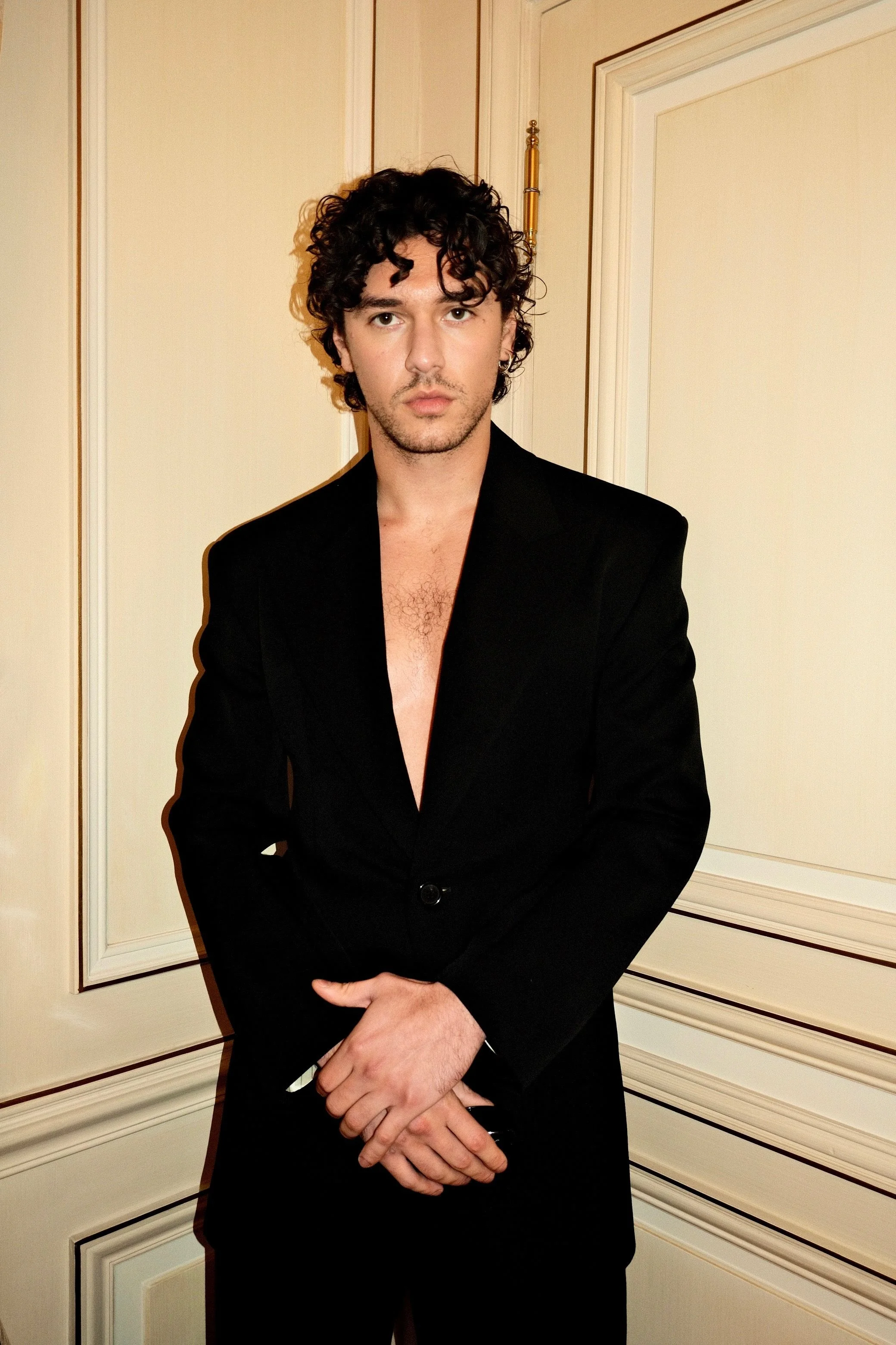 Belmont Cameli’s Hairstylist on How to Get His Curly Saint Laurent Look
