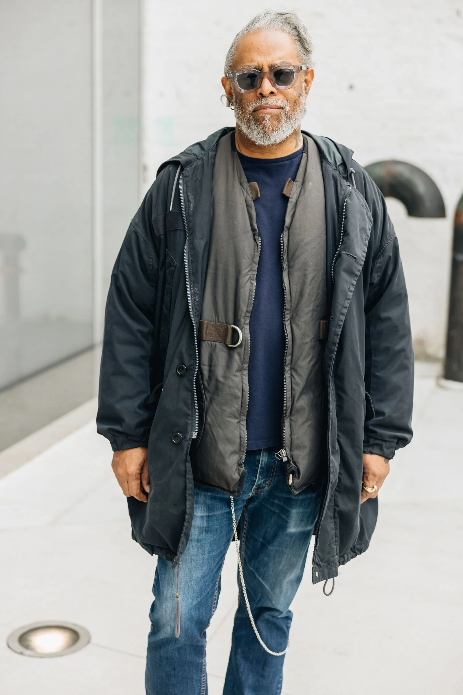 Image may contain Jon Faddis Clothing Coat Jacket Adult Person and Senior Citizen