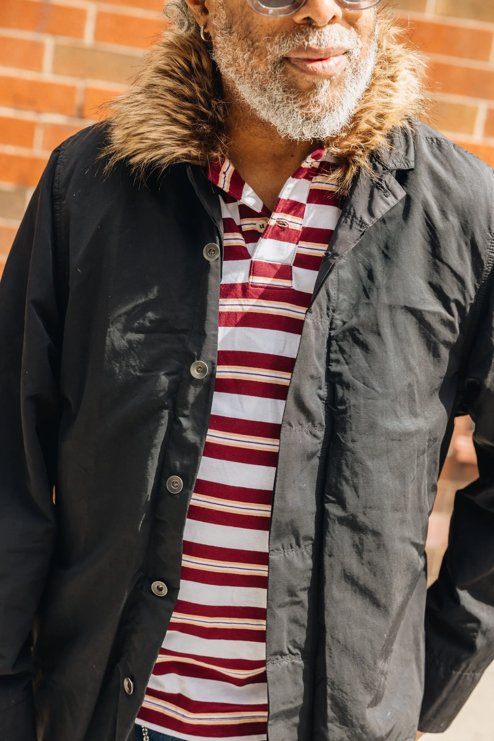 Image may contain Clothing Coat Jacket and Blazer