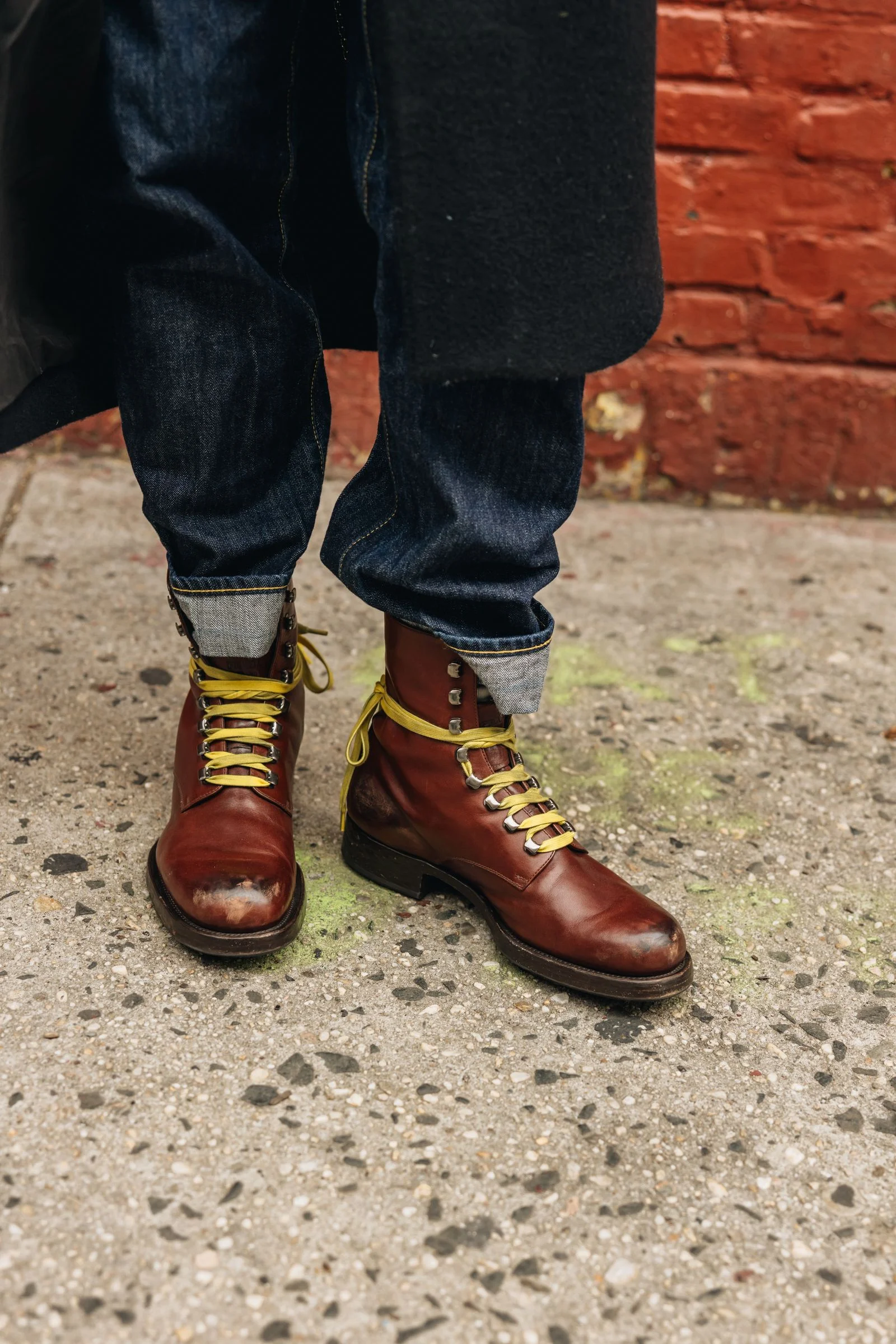 Image may contain Clothing Footwear Shoe Sneaker Pants Jeans Child and Person