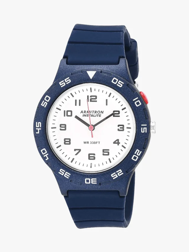 Image may contain: Wristwatch, Arm, Body Part, and Person