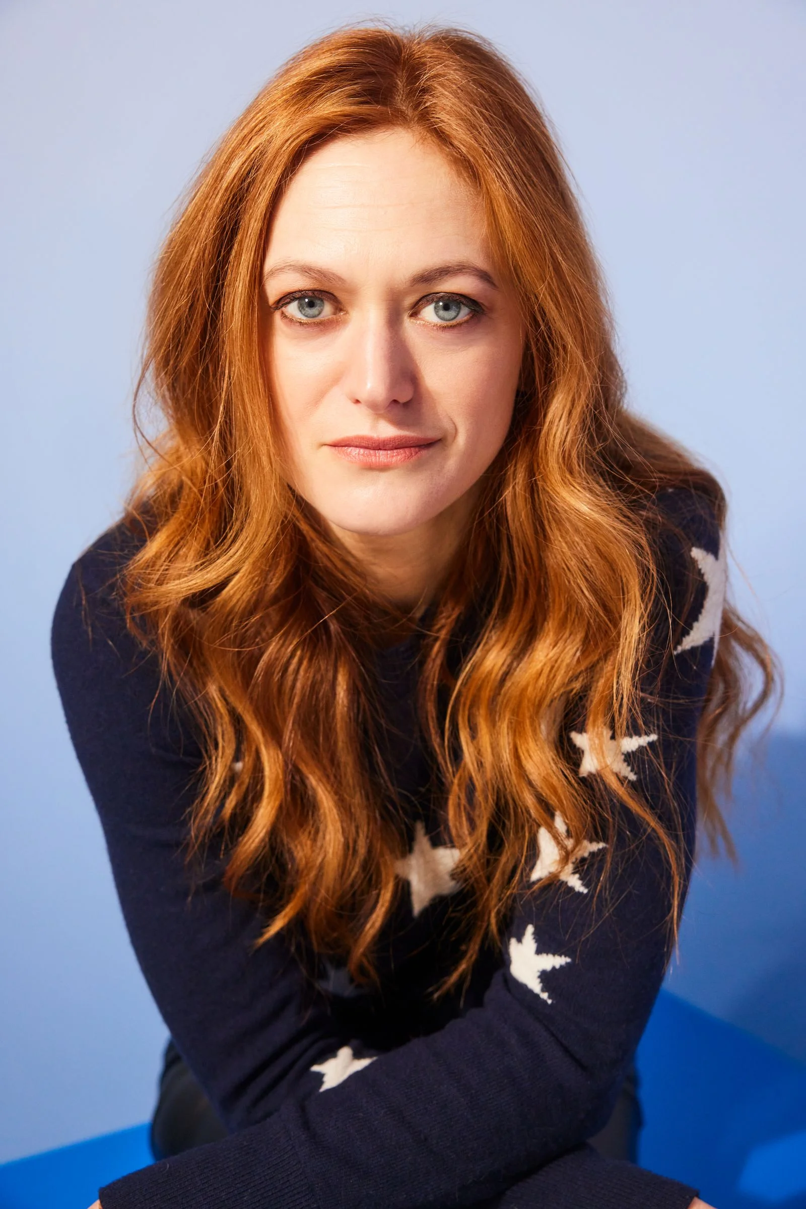 Image may contain Marin Ireland Blonde Hair Person Face Head Photography Portrait Adult and Brown Hair