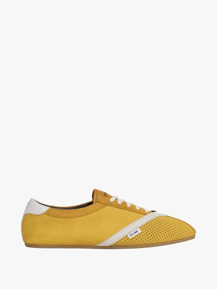 Image may contain: Clothing, Footwear, Shoe, Sneaker, Suede, and Canvas