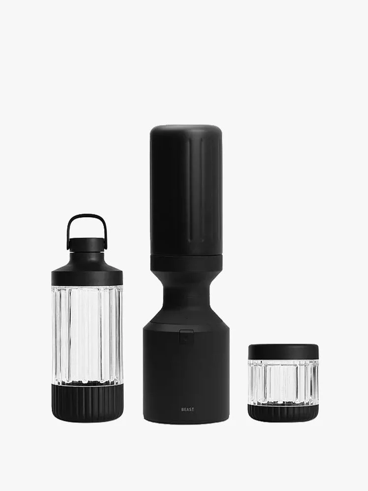 Image may contain: Bottle, Shaker, and Lamp