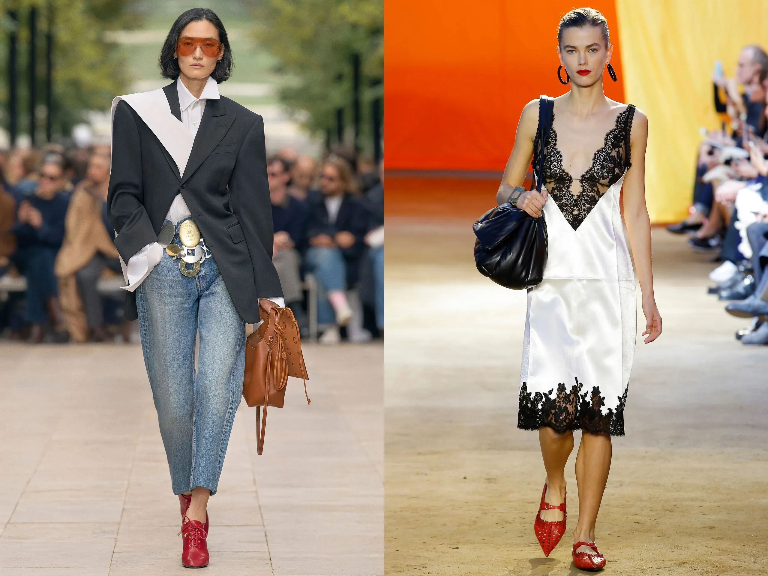 Image may contain Park Kyunglim Hailey Clauson Blazer Clothing Coat Jacket Accessories Bag Handbag and Footwear