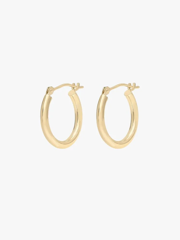 Image may contain: Accessories, Earring, Jewelry, Hoop, Diamond, Gemstone, and Gold