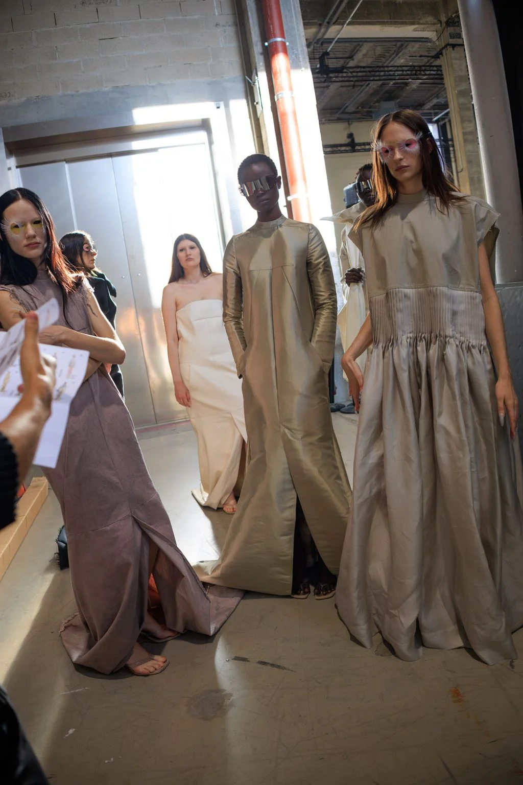 Image may contain Alek Wek Clothing Dress Adult Person Formal Wear Evening Dress Fashion Gown and Accessories