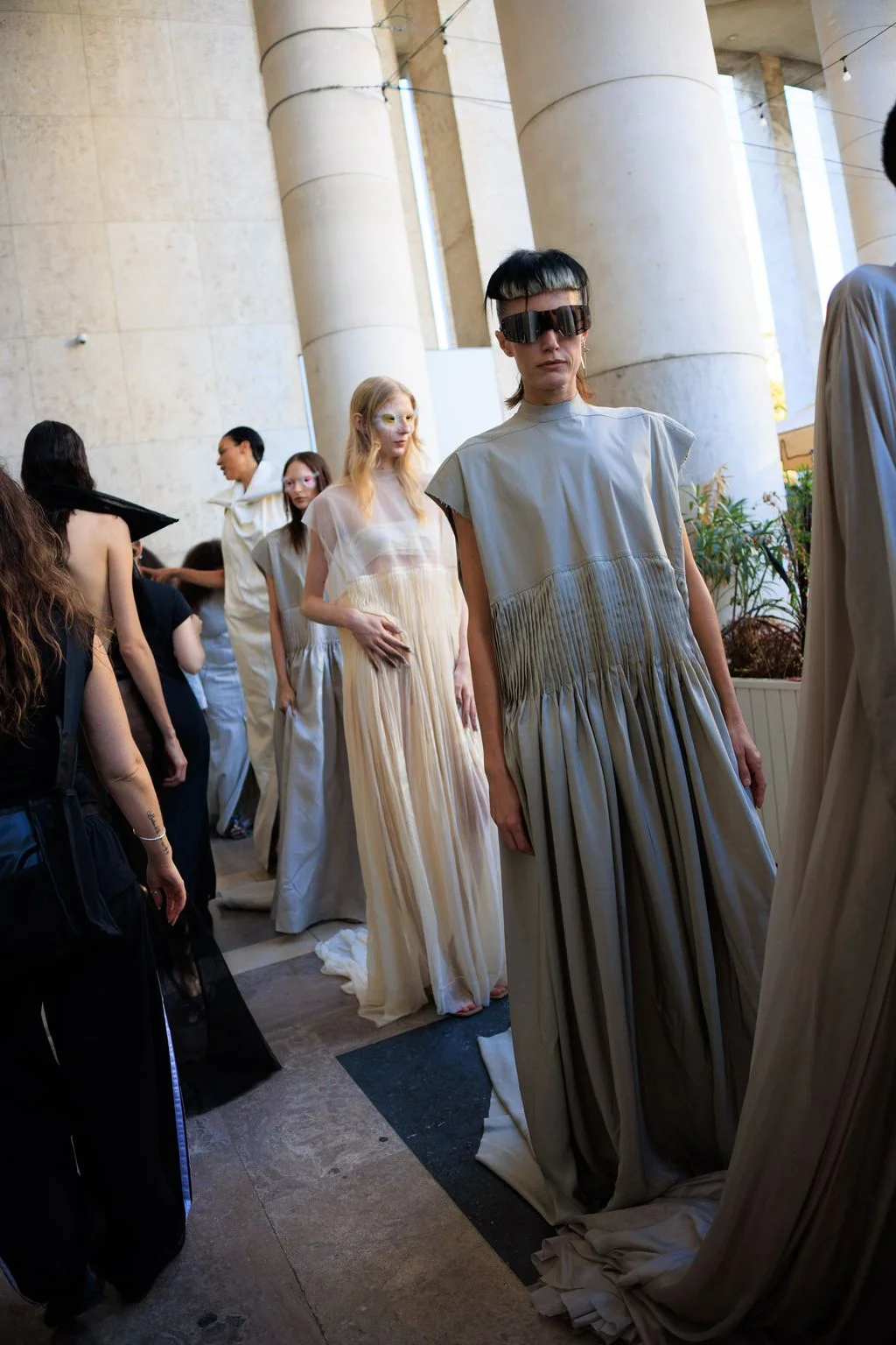 Image may contain Clothing Dress Adult Person Formal Wear People Fashion Wedding Gown and Wedding Gown
