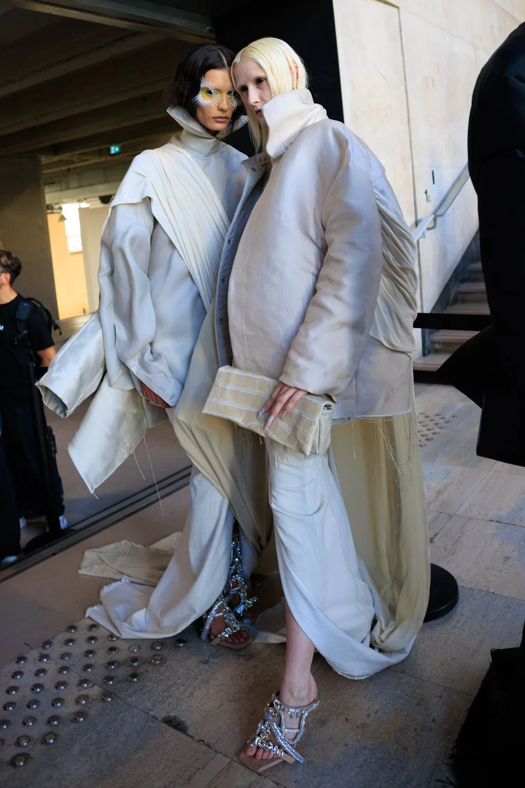 Image may contain Susan Aho Clothing Costume Person Coat Fashion Adult Jacket Blazer and Wedding
