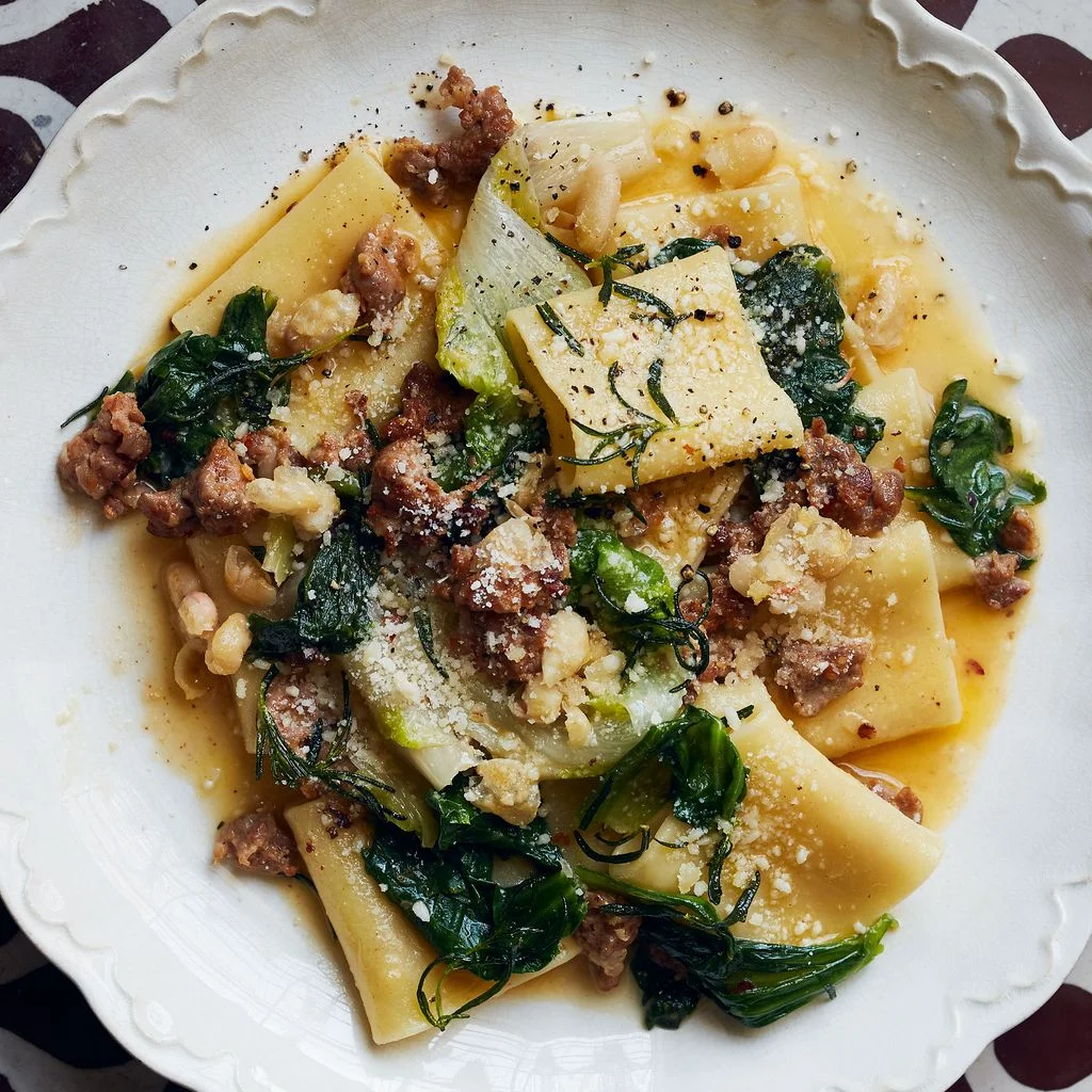 Image may contain Food Dish Meal Plant and Pasta