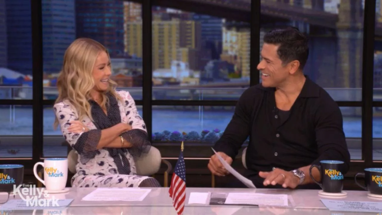 Image of Mark Consuelos said his wife is 'not great' at parallel parking.