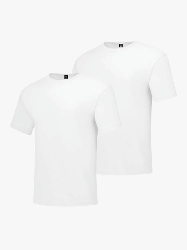 T-shirts on a flat background.