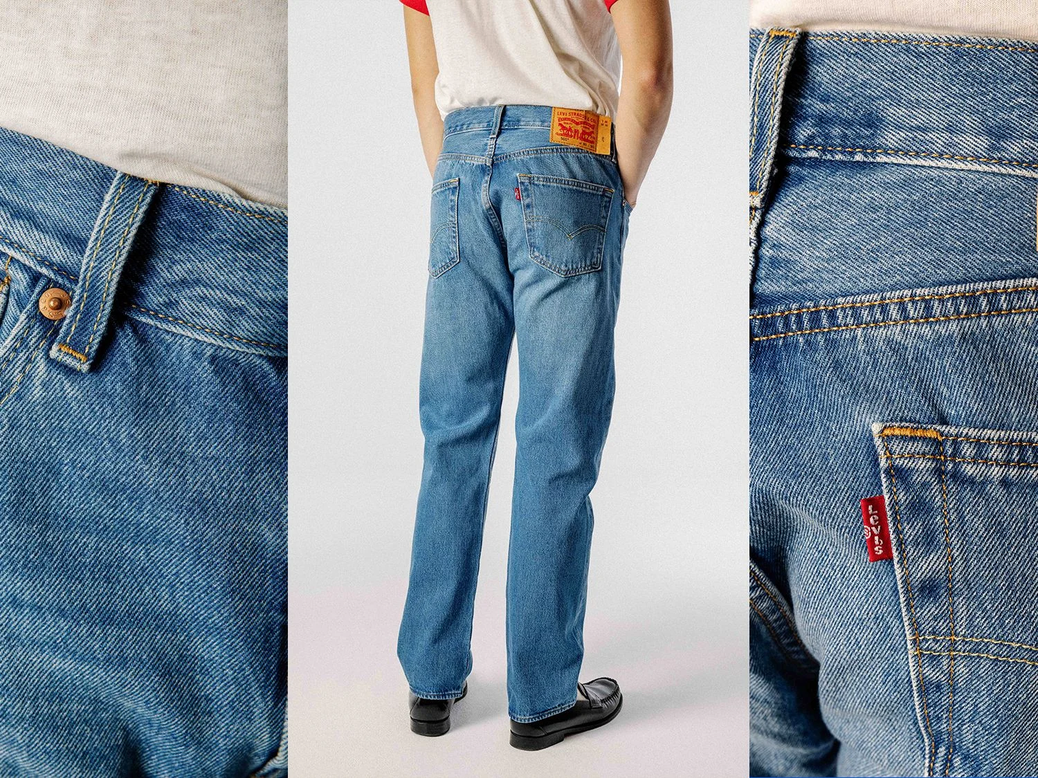 Image may contain Clothing Jeans and Pants