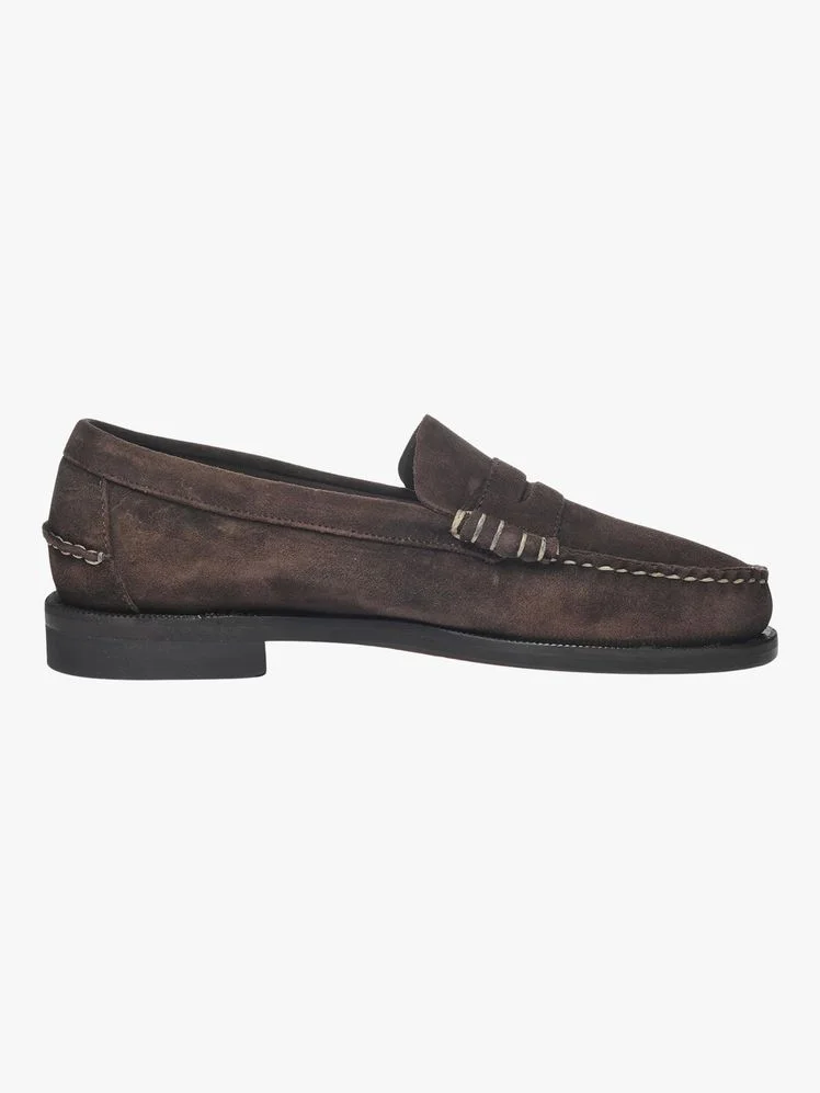 Image may contain: Suede, Clothing, Footwear, and Shoe