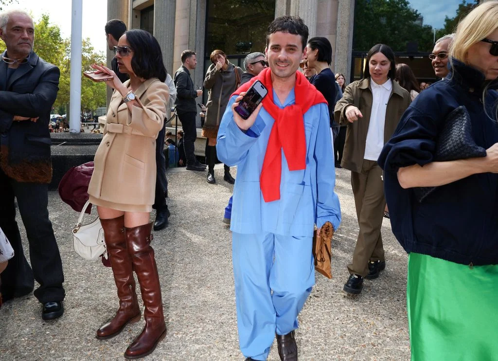 Image may contain J. A. Bayona Emilia Rydberg Thakoon Panichgul People Person Clothing Costume Adult and Coat