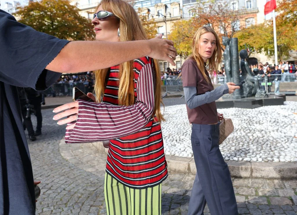 Image may contain Amanda Levete Camille RowePourcheresse Blouse Clothing City Face Head Person and Photography