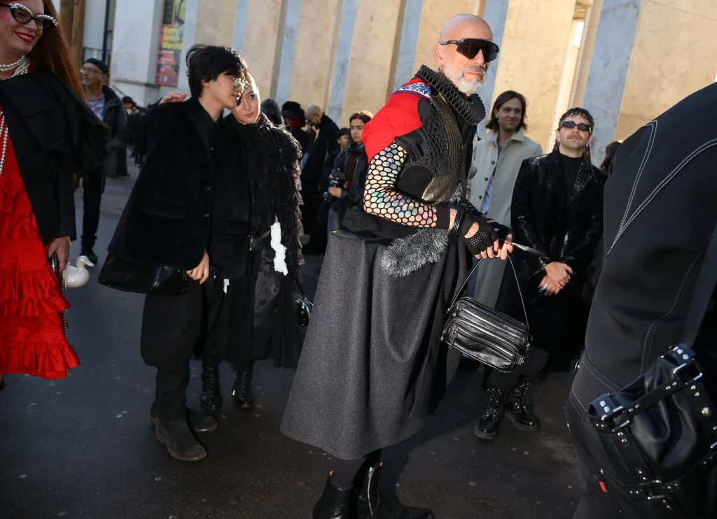 Image may contain Lee Yeongae Jonathan Cyprien Accessories Bag Handbag Person Clothing Coat Adult and Footwear