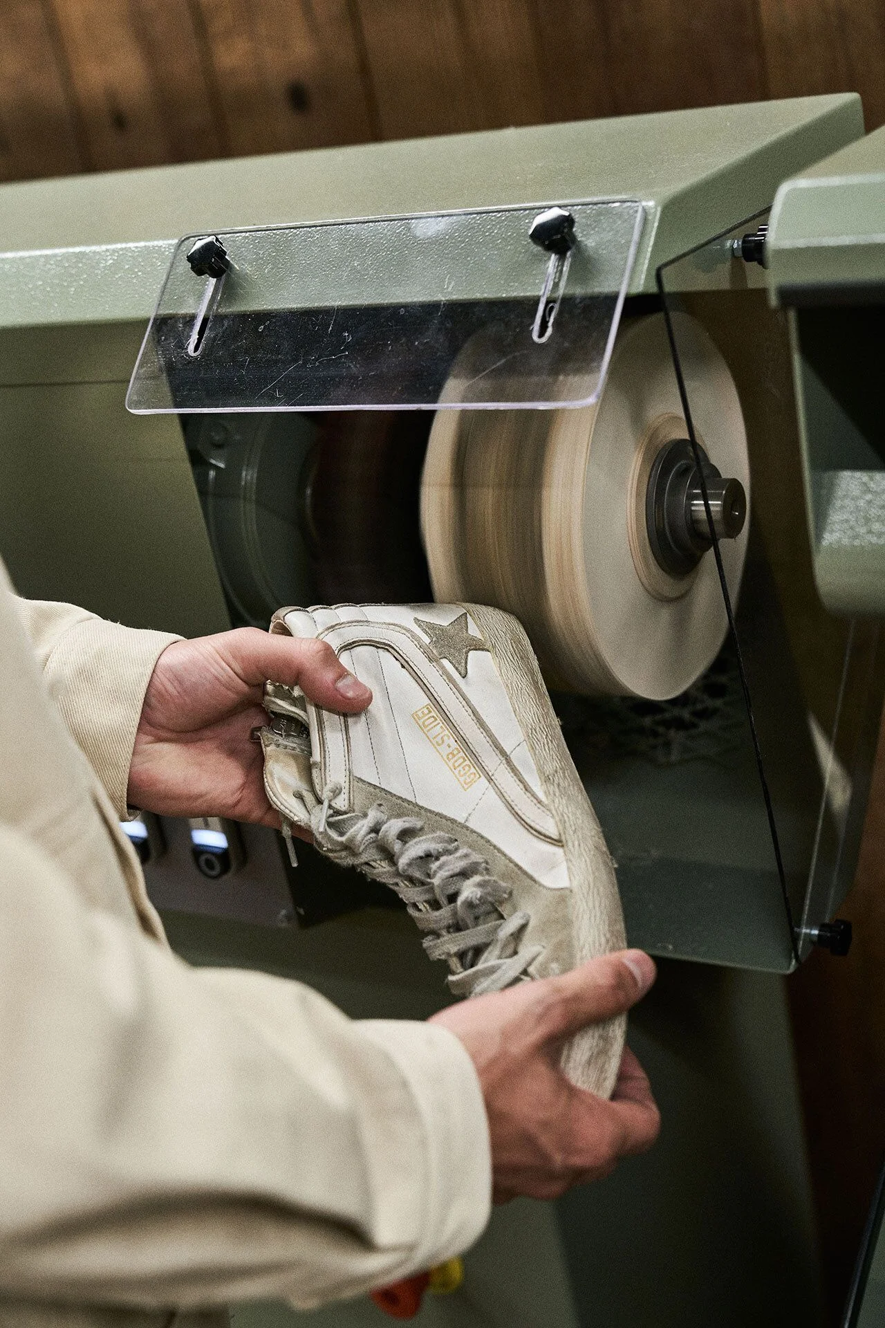 Image may contain Person Clothing Footwear Shoe and Sneaker