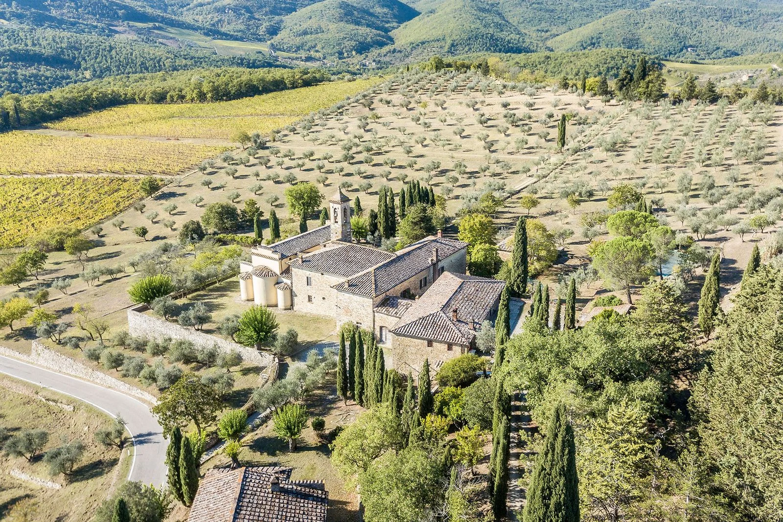 Image may contain Outdoors Architecture Building Nature Aerial View Countryside Housing and Rural