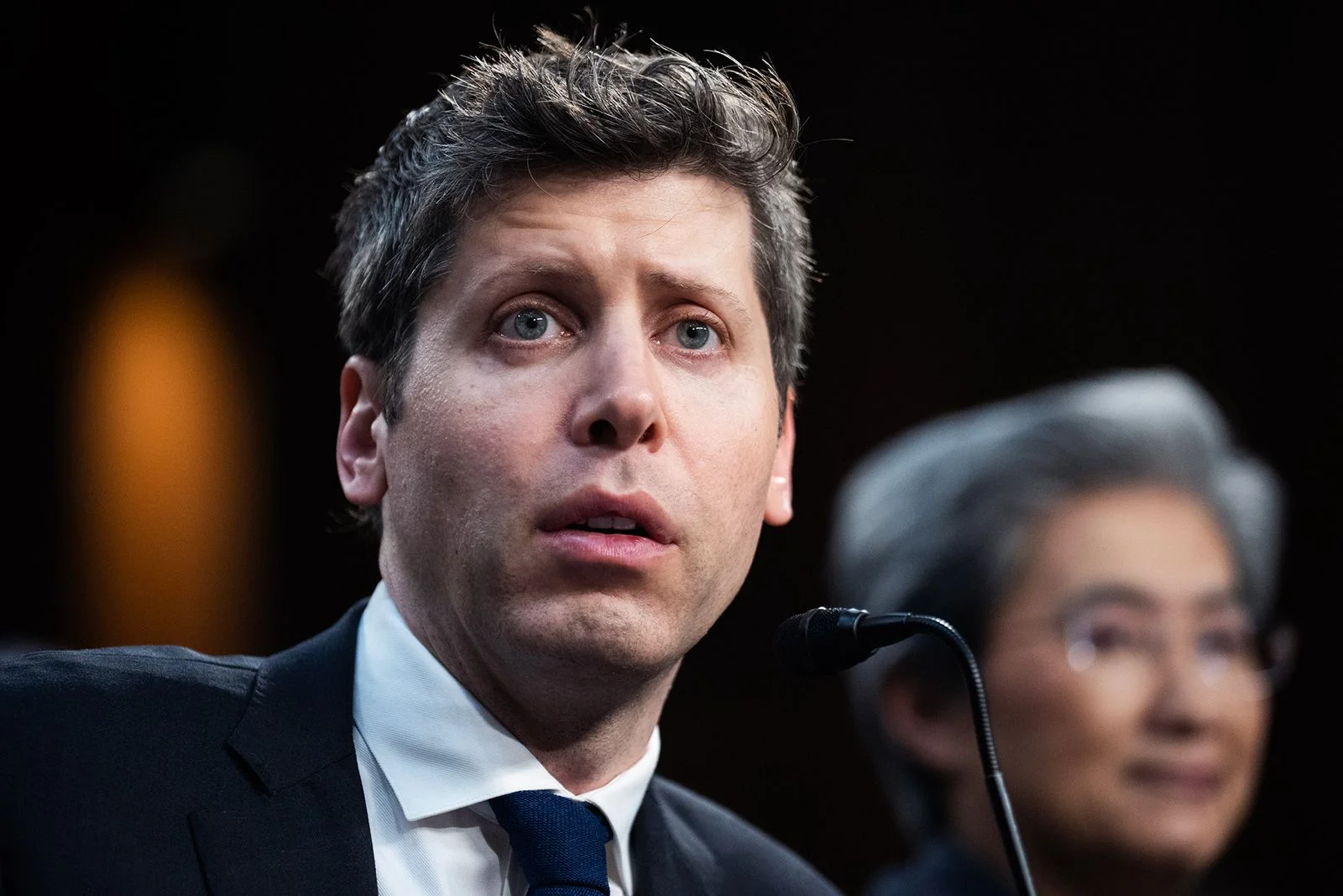Image may contain Sam Altman Photography Face Head Person Portrait People Accessories Formal Wear Tie and Adult
