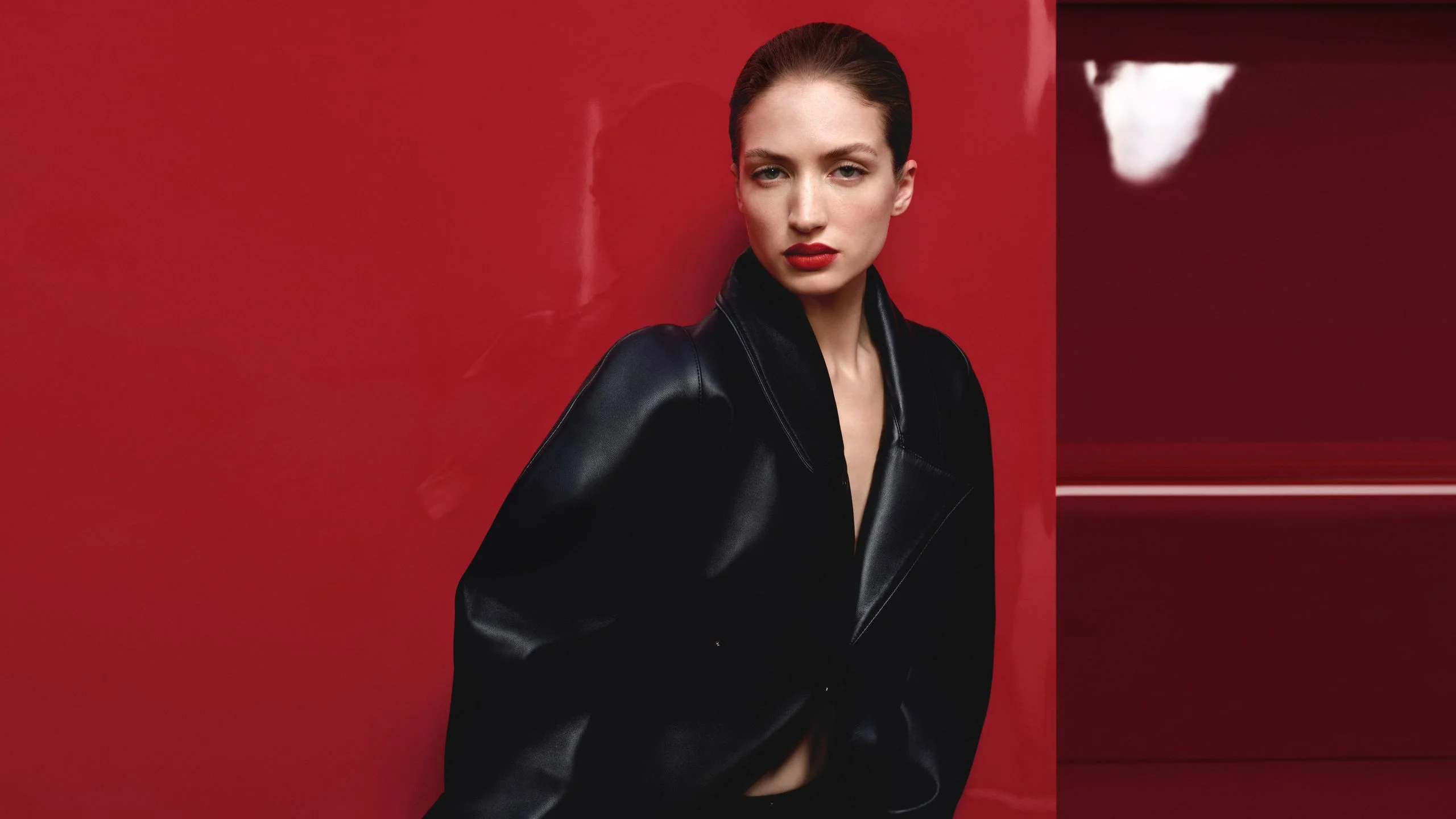 Image may contain Stas Piekha Face Head Person Photography Portrait Clothing Coat Adult and Jacket